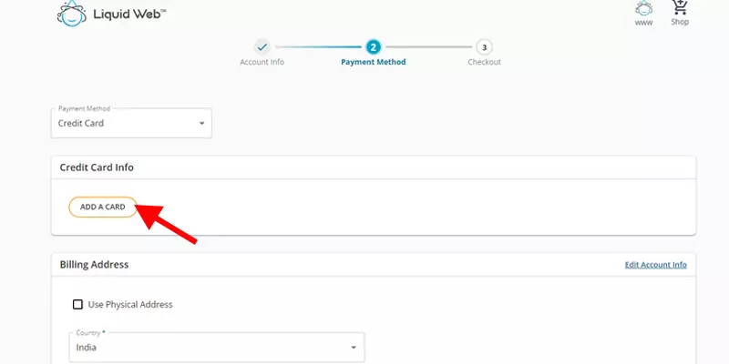 liquidweb payment method